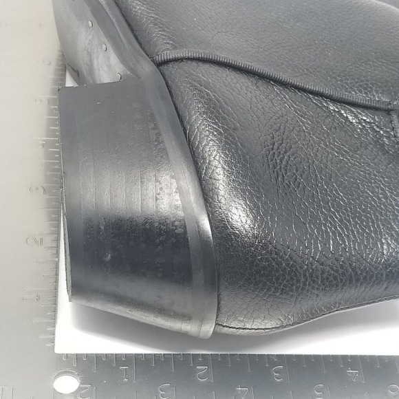 Sam Edelman Women's Black Betty Ankle Boots Booties Almond Toe Size 7.5W (Wide). - Picture 12 of 13